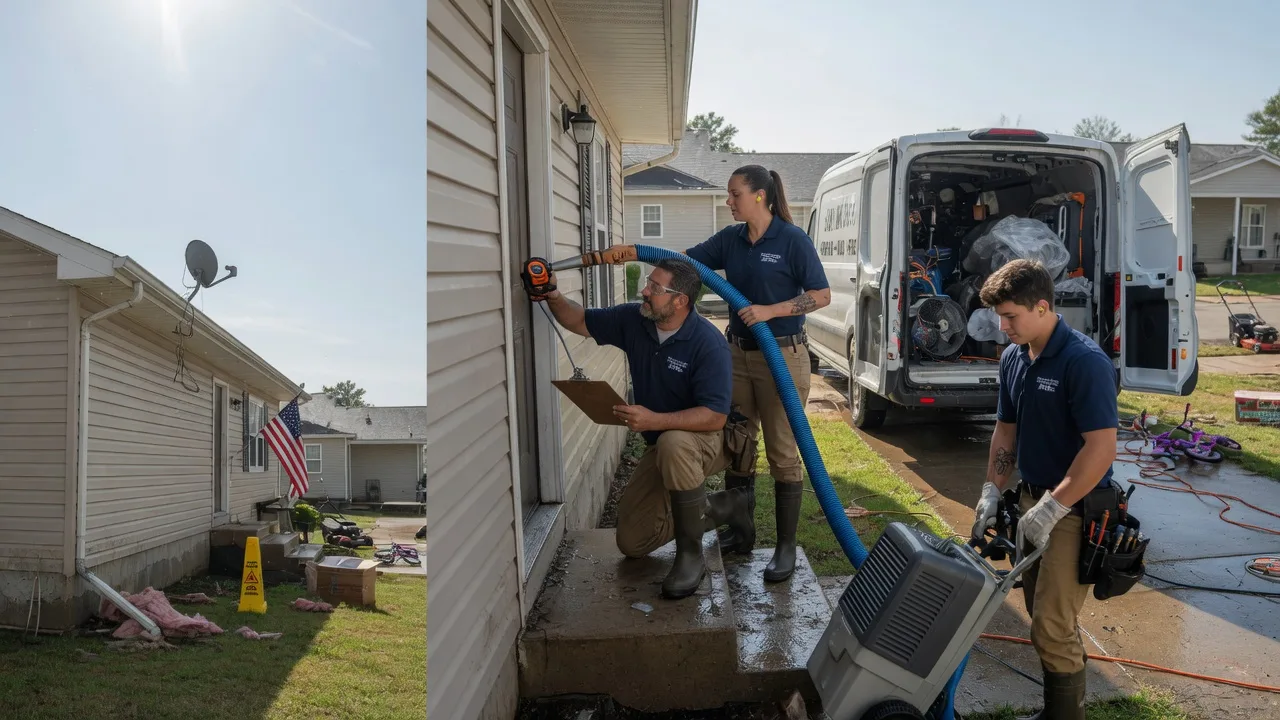 Ceiling Water Damage Restoration in Salem, IN near me